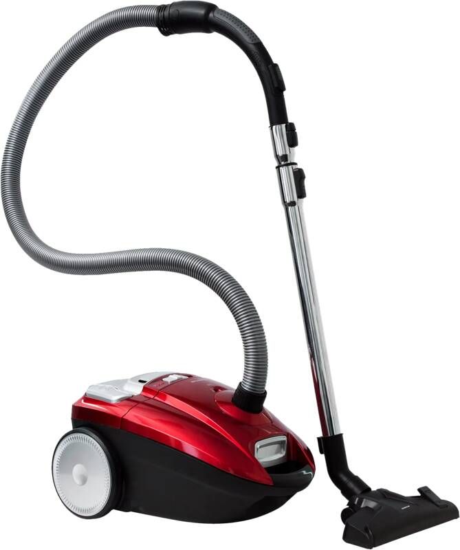 Inventum ST306RZA Stofzuiger met zak 3 liter HEPA 13 Snoerlengte 7 meter Rood