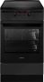 Inventum VFI5042ZWA Vrijstaand inductie fornuis Elektrische oven 4 kookzones 50 cm 65 liter Zwart - Thumbnail 1