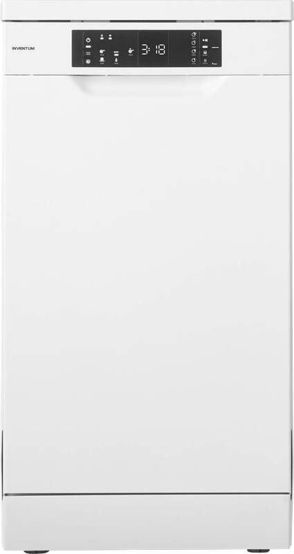 Inventum VVW4530AW Smalle vaatwasser Vrijstaand 10 couverts 5 programma s Bestekmandje Wit