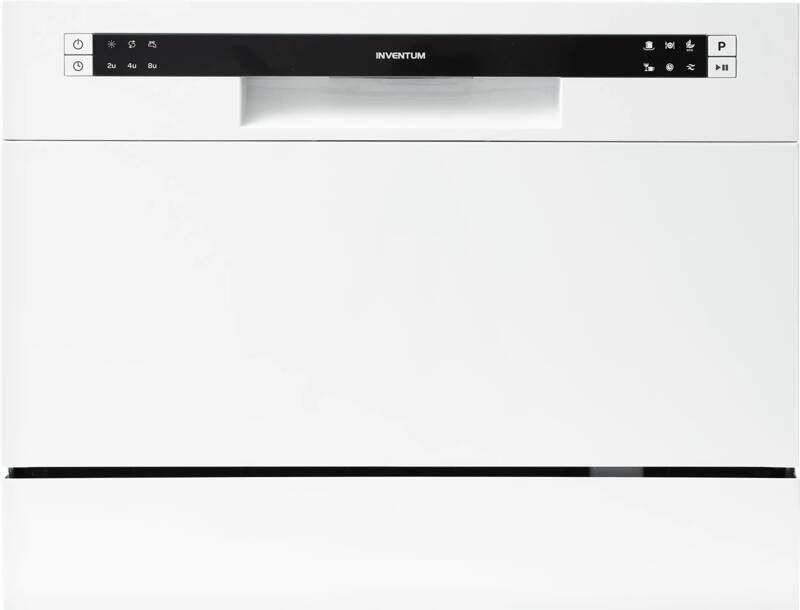 Inventum VVW5520 Mini vaatwasser Vrijstaand 6 couverts 6 programma s Bestekmandje- Wit