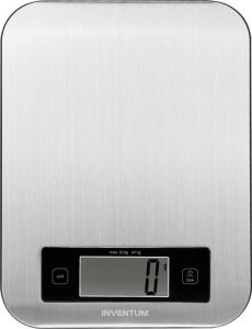 Inventum WS308 Digitale precisie keukenweegschaal Tot 10 kg Tarrafunctie RVS