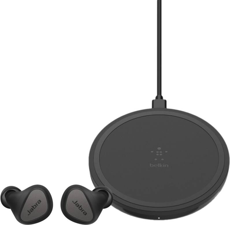 Jabra Elite 5 Zwart + draadloze oplader