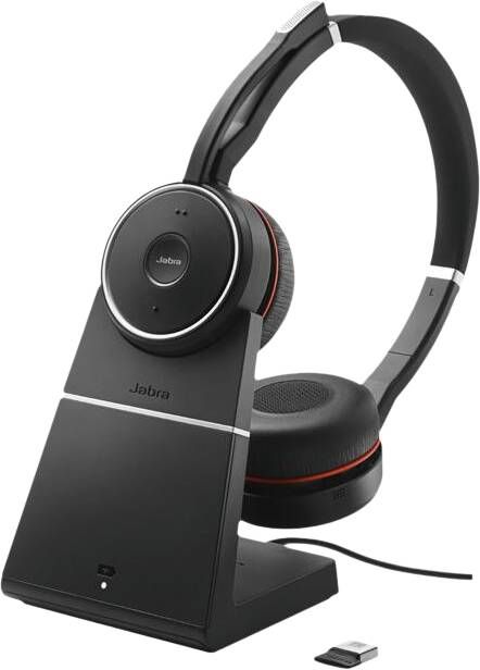 Jabra Evolve 75 UC Stereo Office Headset + Charging Stand