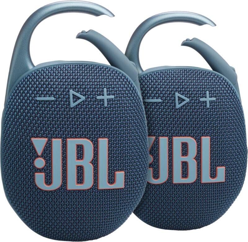 JBL Clip 5 Blauw 2-pack