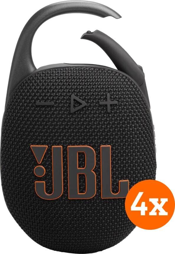 JBL Clip 5 Zwart 4-pack