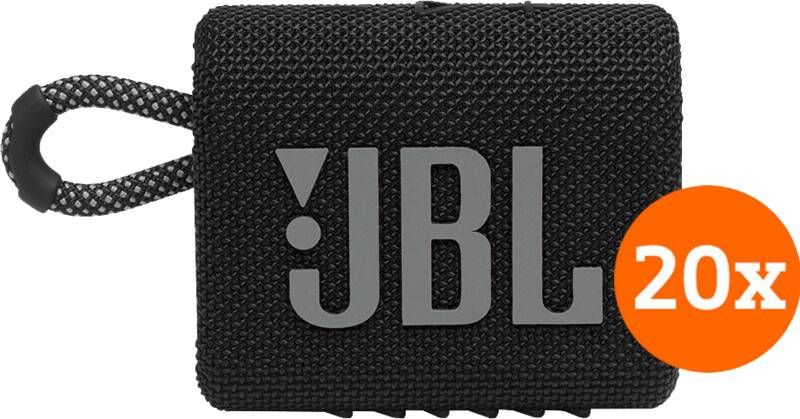 JBL Go 3 zwart 20-pack