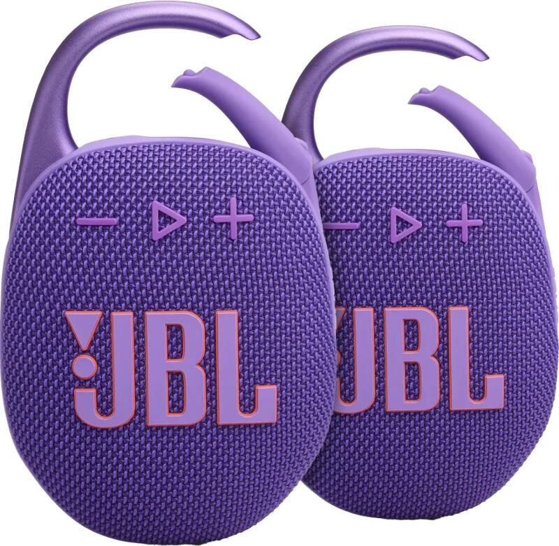 JBL Clip 5 Paars 2-pack
