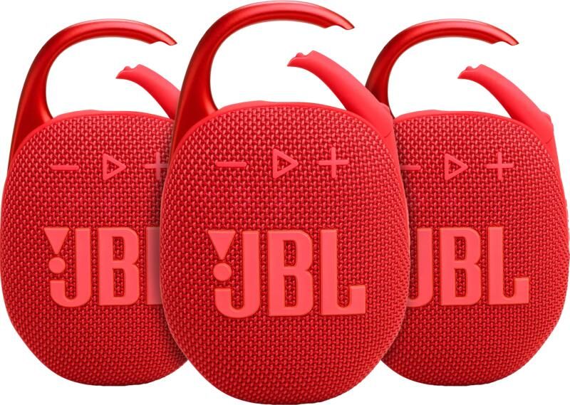 JBL Clip 5 Rood 3-pack