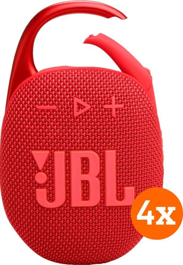 JBL Clip 5 Rood 4-pack