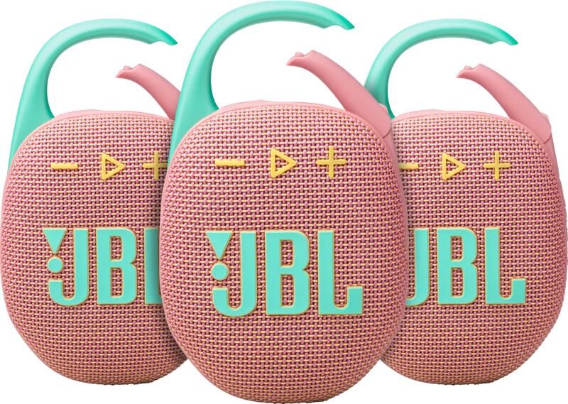 JBL Clip 5 Roze 3-pack