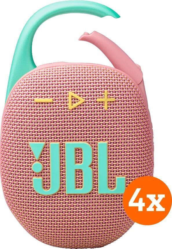 JBL Clip 5 Roze 4-pack
