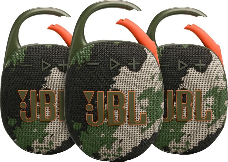 JBL Clip 5 Squad 3-pack