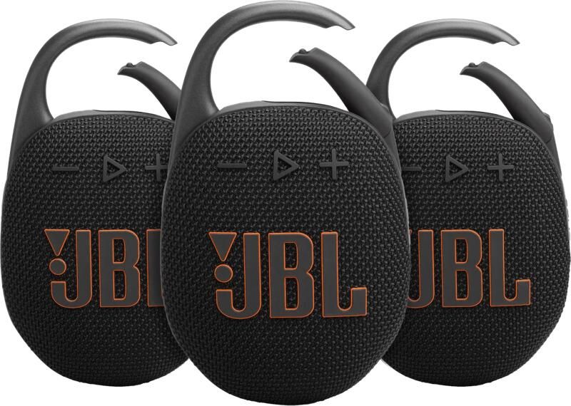 JBL Clip 5 Zwart 3-pack