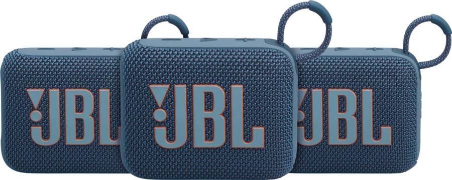 JBL Go 4 Blauw 3-pack