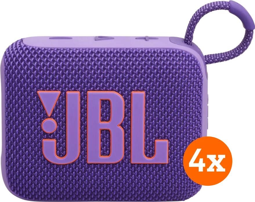 JBL Go 4 Paars 4-pack
