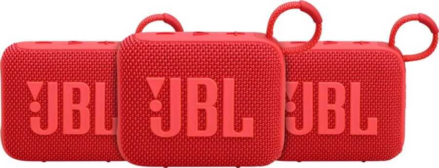JBL Go 4 Rood 3-pack