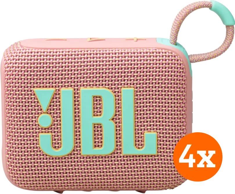 JBL Go 4 Roze 4-pack