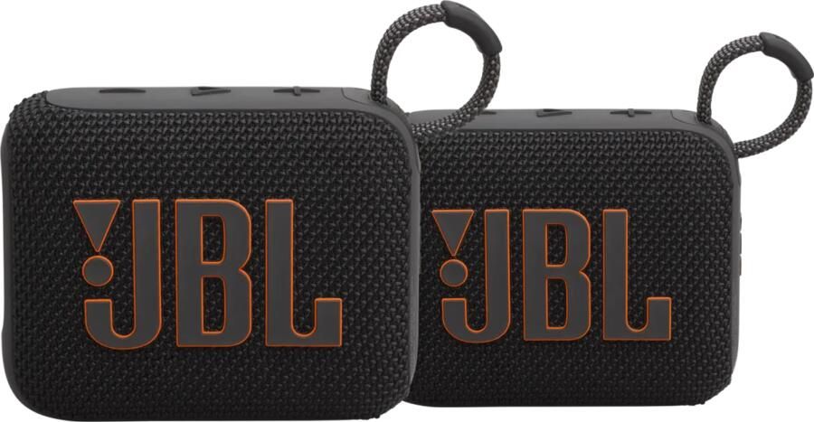JBL Go 4 Zwart 2-pack