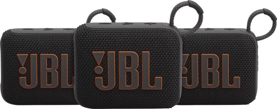 JBL Go 4 Zwart 3-pack