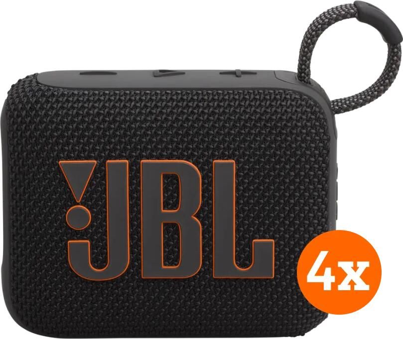 JBL Go 4 Zwart 4-pack