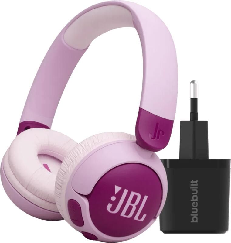 JBL JR320BT Paars + Oplader
