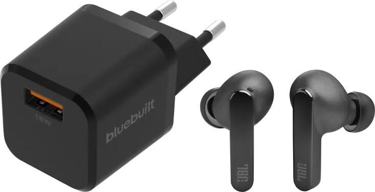 JBL Live Pro 2 Zwart + BlueBuilt Quick Charge Oplader