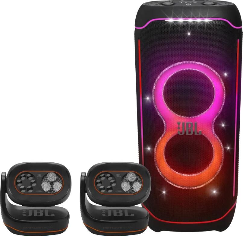 JBL Partybox Ultimate + 2x Partylight Beam