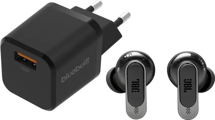 JBL Tour Pro 3 Zwart + BlueBuilt Quick Charge Oplader