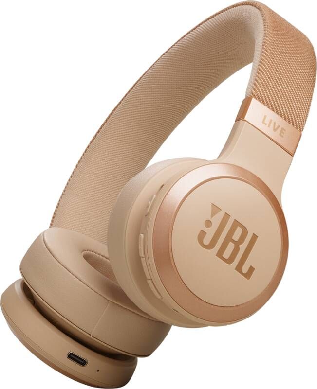 JBL Live 670NC Sandstone | Draadloze koptelefoons | Beeld&Geluid Koptelefoons | 1200130005060