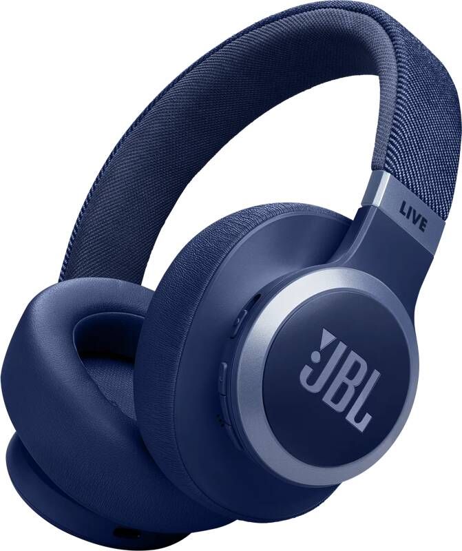 JBL Wireless hoofdtelefoon LIVE 770NC met Signature Sound en Surround Sound Draadloze Over Ear hoofdtelefoon met True Adaptive Noise Cancelling