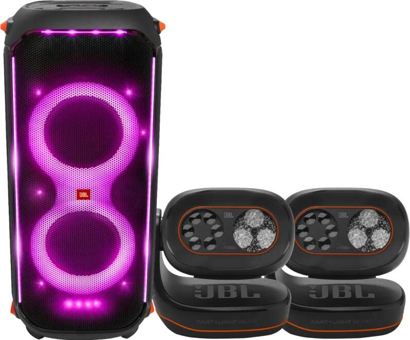 JBL Partybox 710 + 2x Partylight Beam