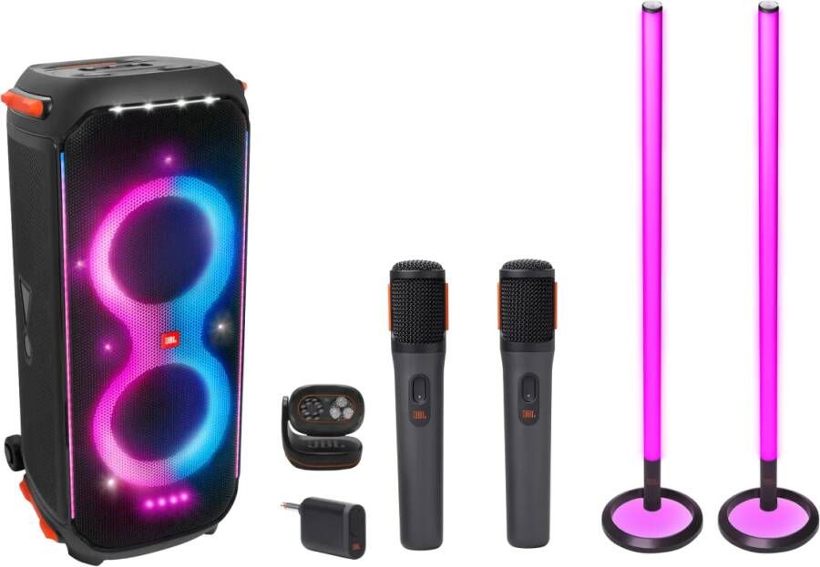 JBL Partybox 710 Karaoke pakket Klein