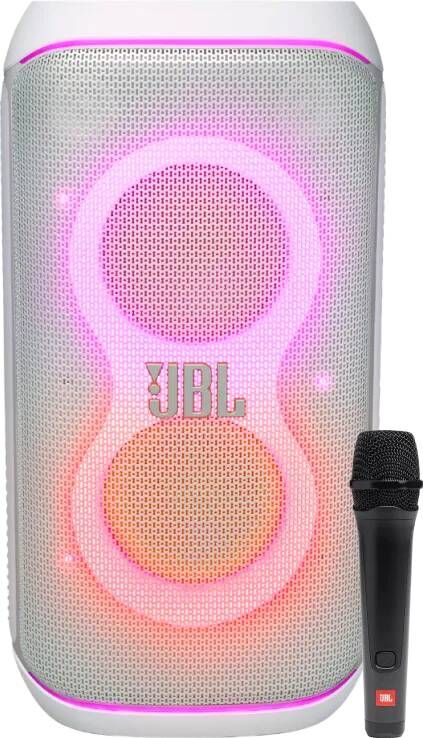 JBL Partybox Club 120 Wit + Bedrade Microfoon