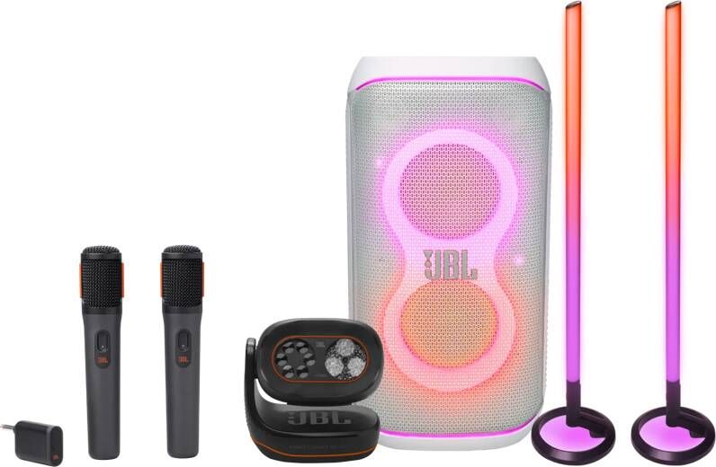 JBL Partybox Club 120 Wit Karaoke pakket Klein