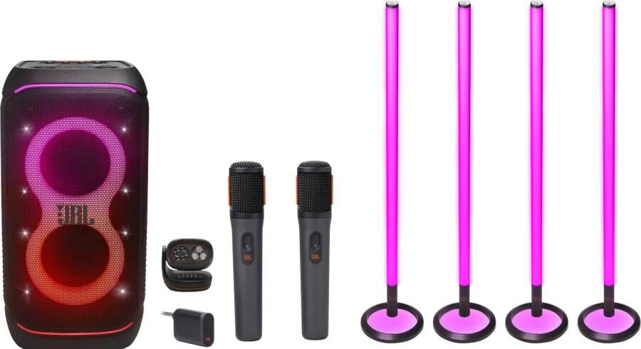 JBL Partybox Stage 320 Zwart Karaoke pakket Middel