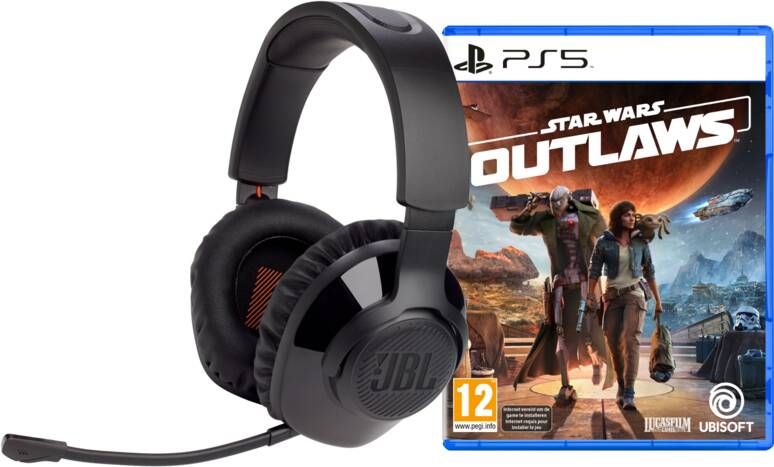 JBL Quantum 350 + Star Wars Outlaws PS5