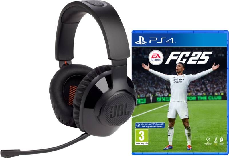 JBL Quantum 350 Wireless + EA Sports FC 25 PS4