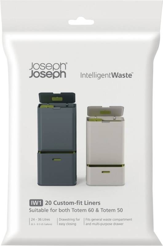 Joseph Intelligent Waste Afvalzakken 24-36 liter 20 stuks Zwart