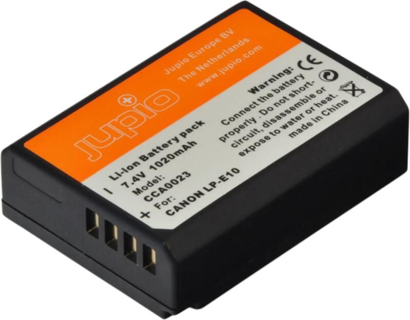 Jupio LP-E10 1020 mAh | Batterijen voor camera's | Kabels Adapters&Laders Batterijen&Accu's | CCA0023