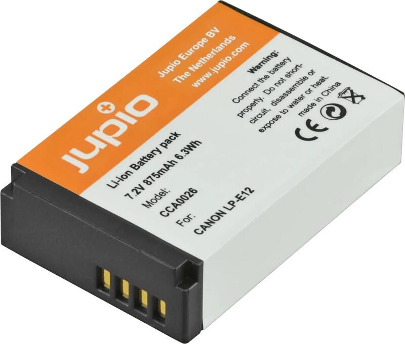 Jupio LP-E12 875 mAh | Batterijen voor camera's | Kabels Adapters&Laders Batterijen&Accu's | CCA0026