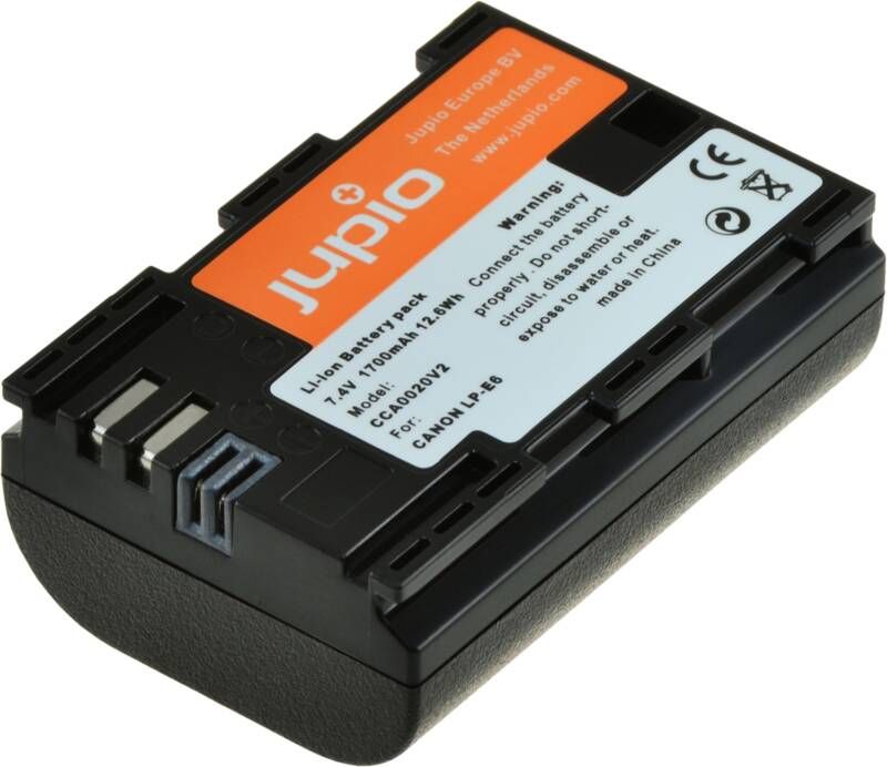 Jupio LP-E6 1700 mAh | Batterijen voor camera's | Kabels Adapters&Laders Batterijen&Accu's | CCA0020