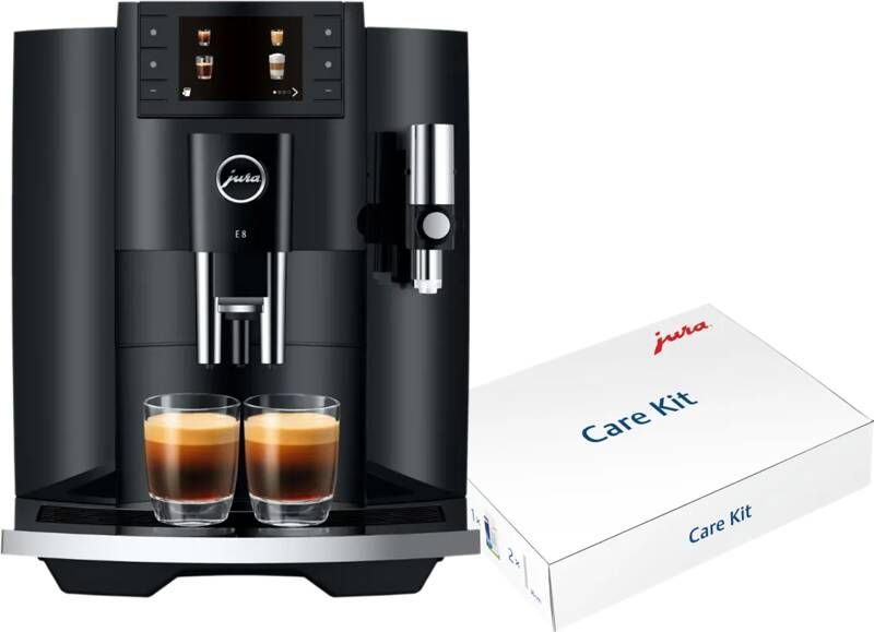 Jura E8 Piano Black (EC) + Onderhoudspakket