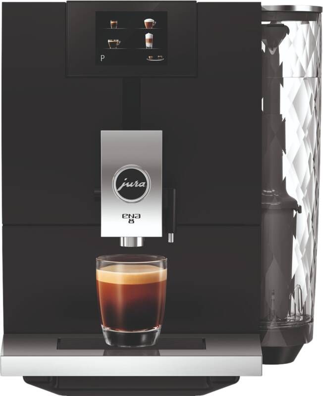 Jura Espresso Ena 8 Touch Full Metropolitan Black | Espressomachines | Keuken&Koken Koffie&Ontbijt | 7610917153398