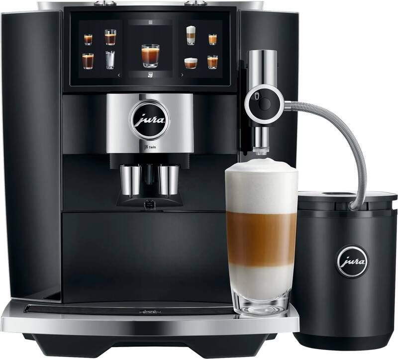 JURA J8 Twin- Volautomatische espressomachine Diamond Black AE