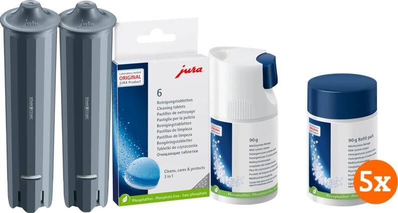 Jura Onderhoudspakket 0 5 jaar + Melkreiniger