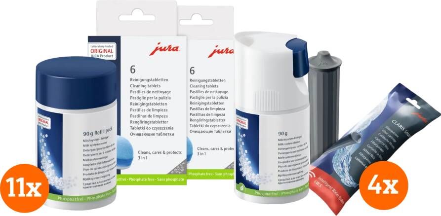 Jura Onderhoudspakket WE-serie 1 jaar + Melkreiniger