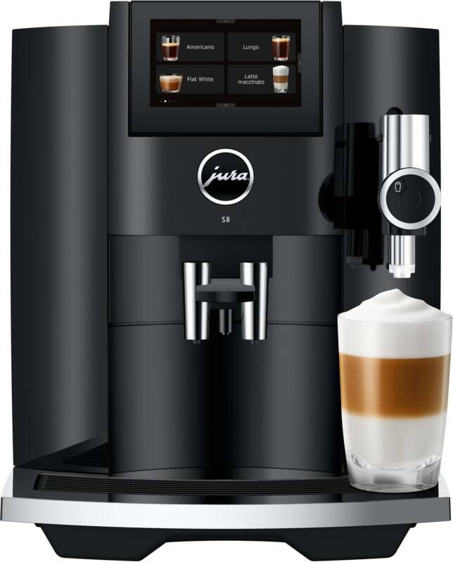 JURA S8 Volautomatische espressomachine Piano Black EB Model 2024