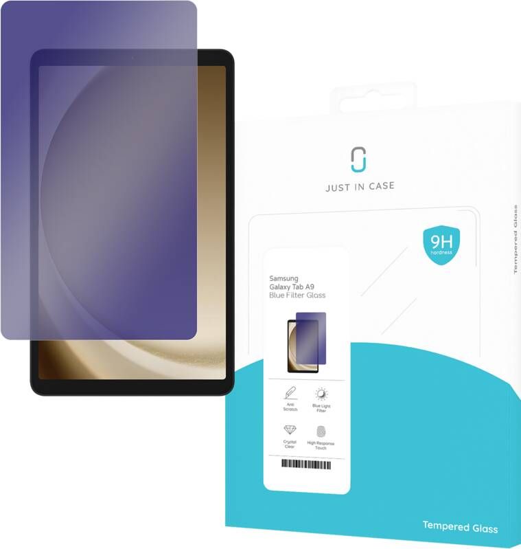 Just in case Blauw Licht Filter Samsung Galaxy Tab A9 Screenprotector Glas