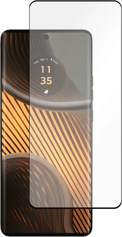 Just in case Full Cover Motorola Edge 50 Ultra Screenprotector Zwart