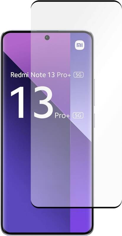 Just in case Full Cover Xiaomi Redmi Note 13 Pro+ Screenprotector Zwart